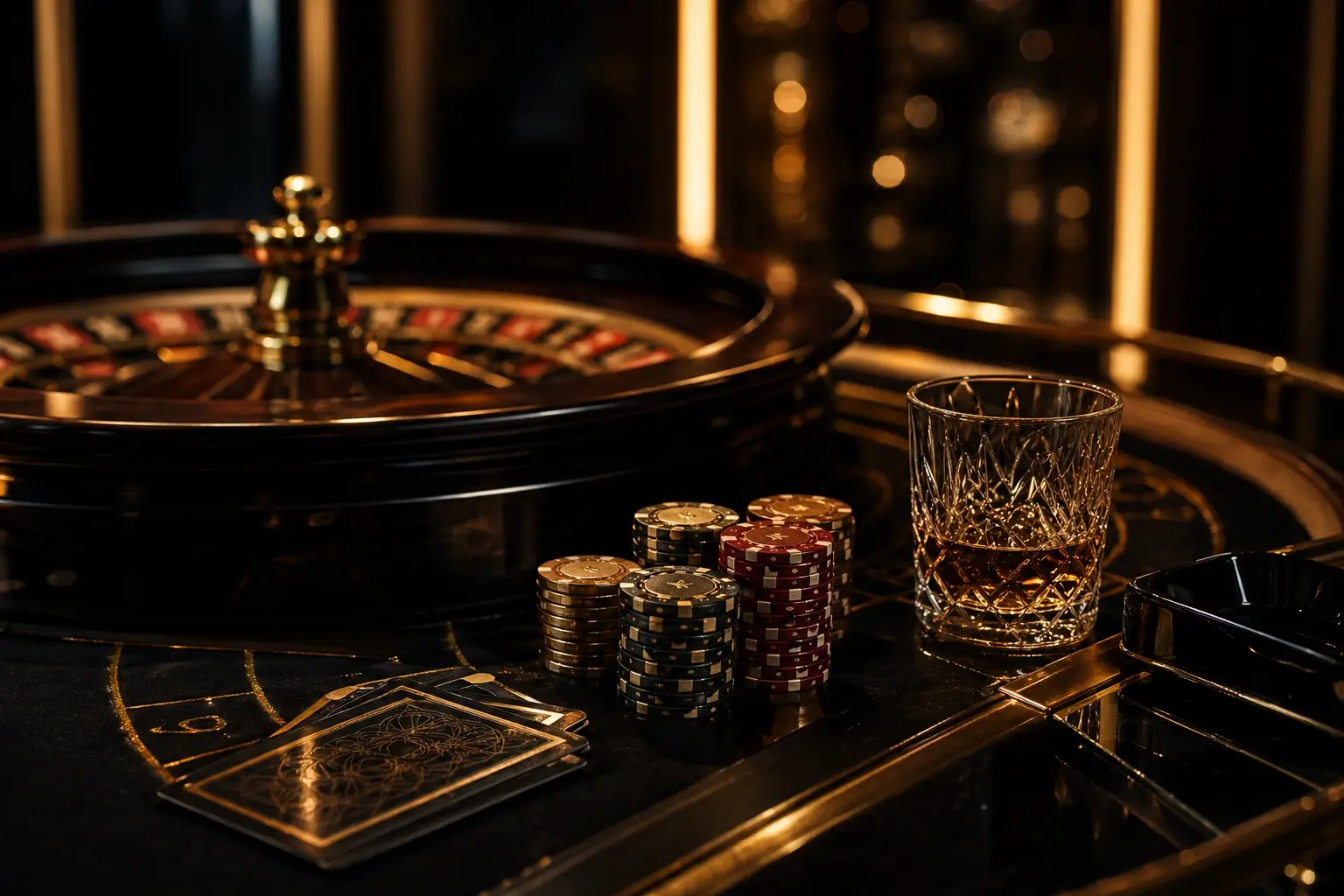 Elegancki klimat casino lounge w SilverForkTable